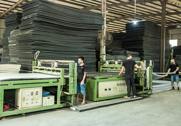 Shatin factory trimming production line